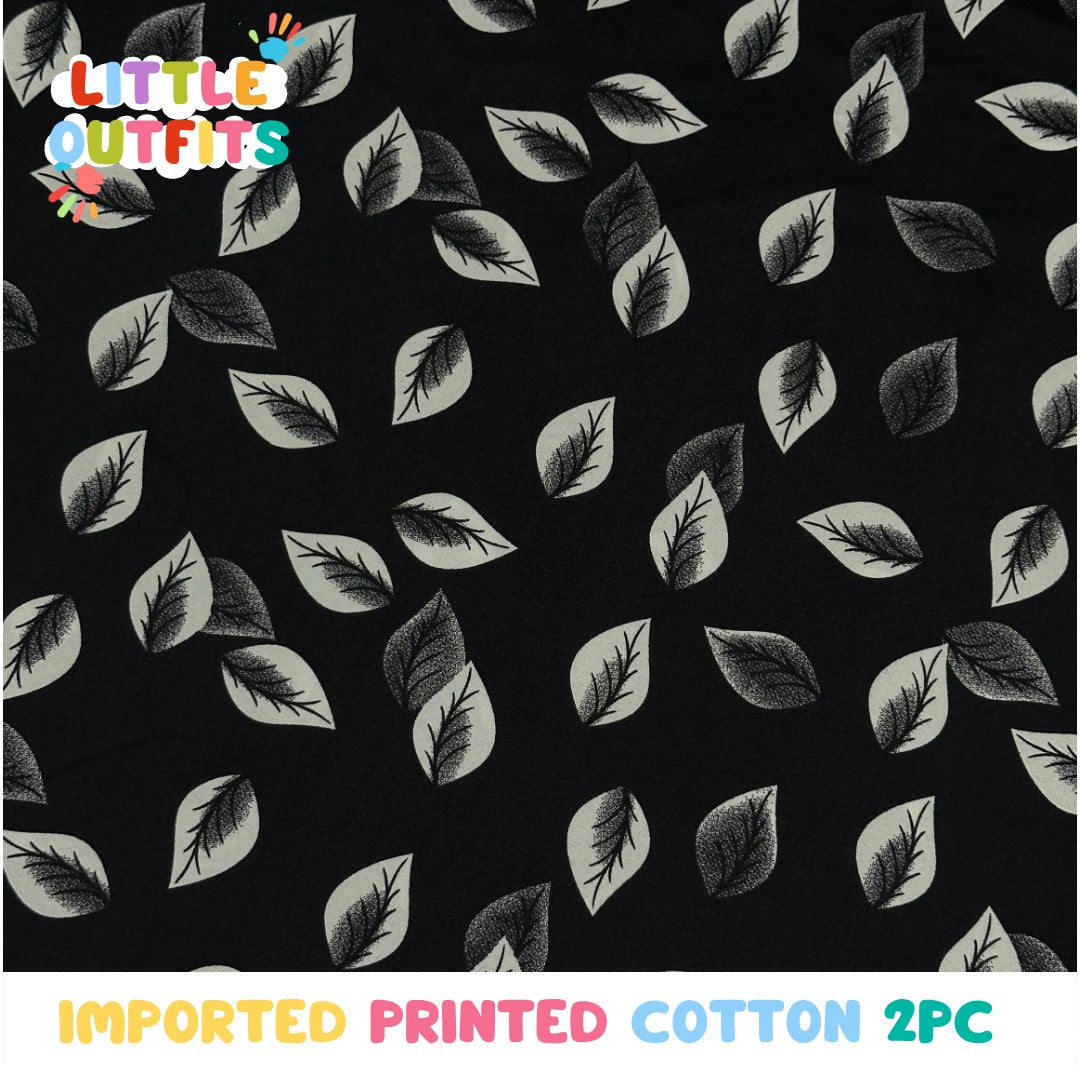 Imported Cotton 2PC Unstitched for Girls